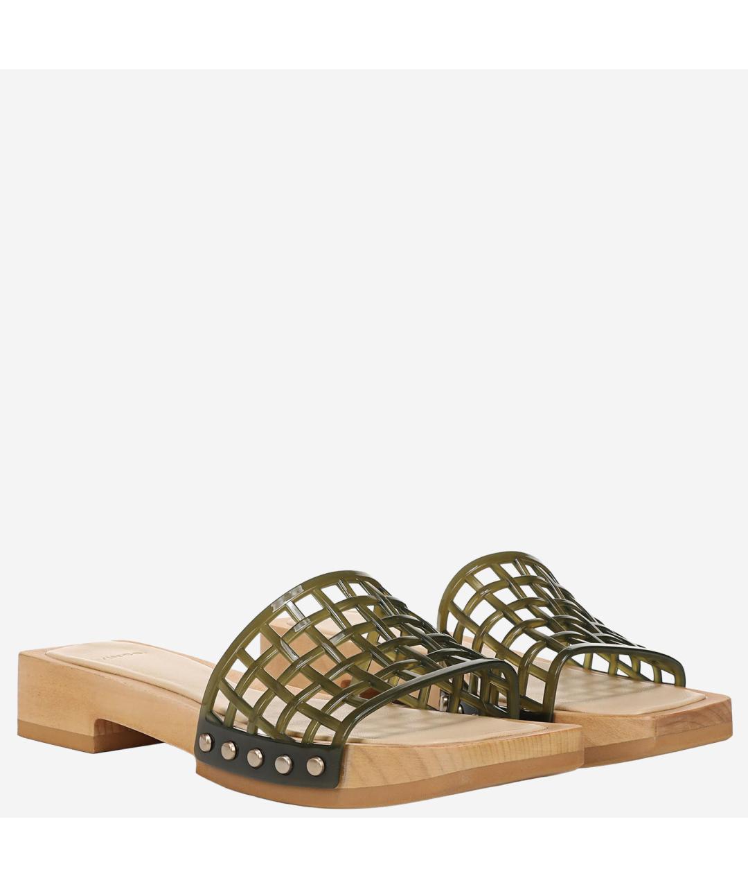VINCE Зеленые босоножки, фото 2