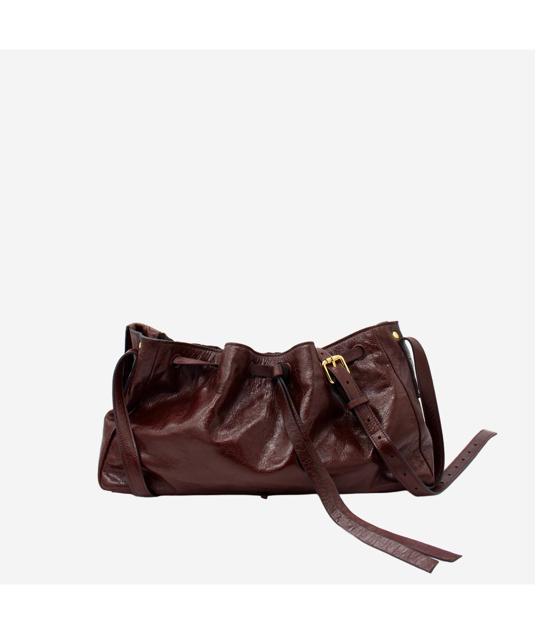 RADICA STUDIO Коричневая кожаная сумка через плечо, фото 3