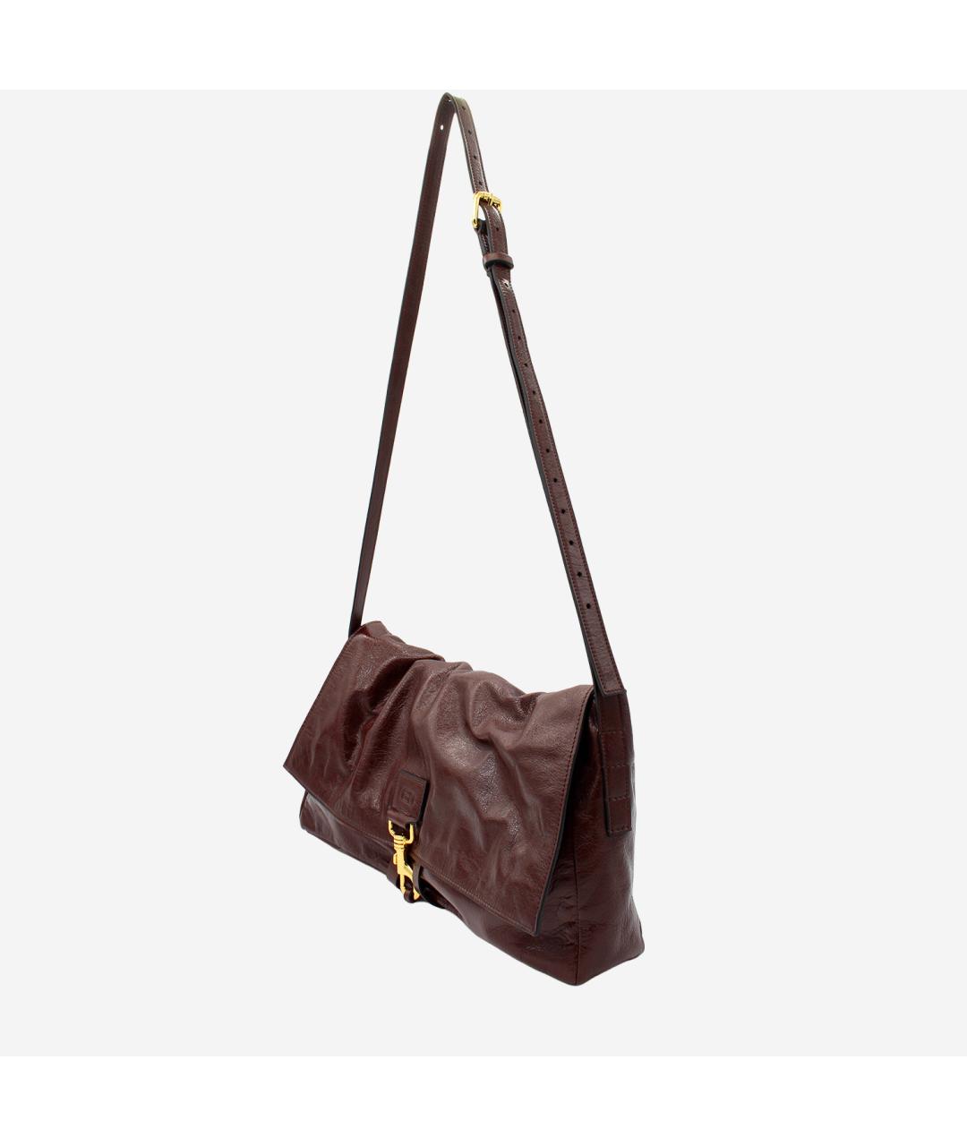 RADICA STUDIO Коричневая кожаная сумка через плечо, фото 2