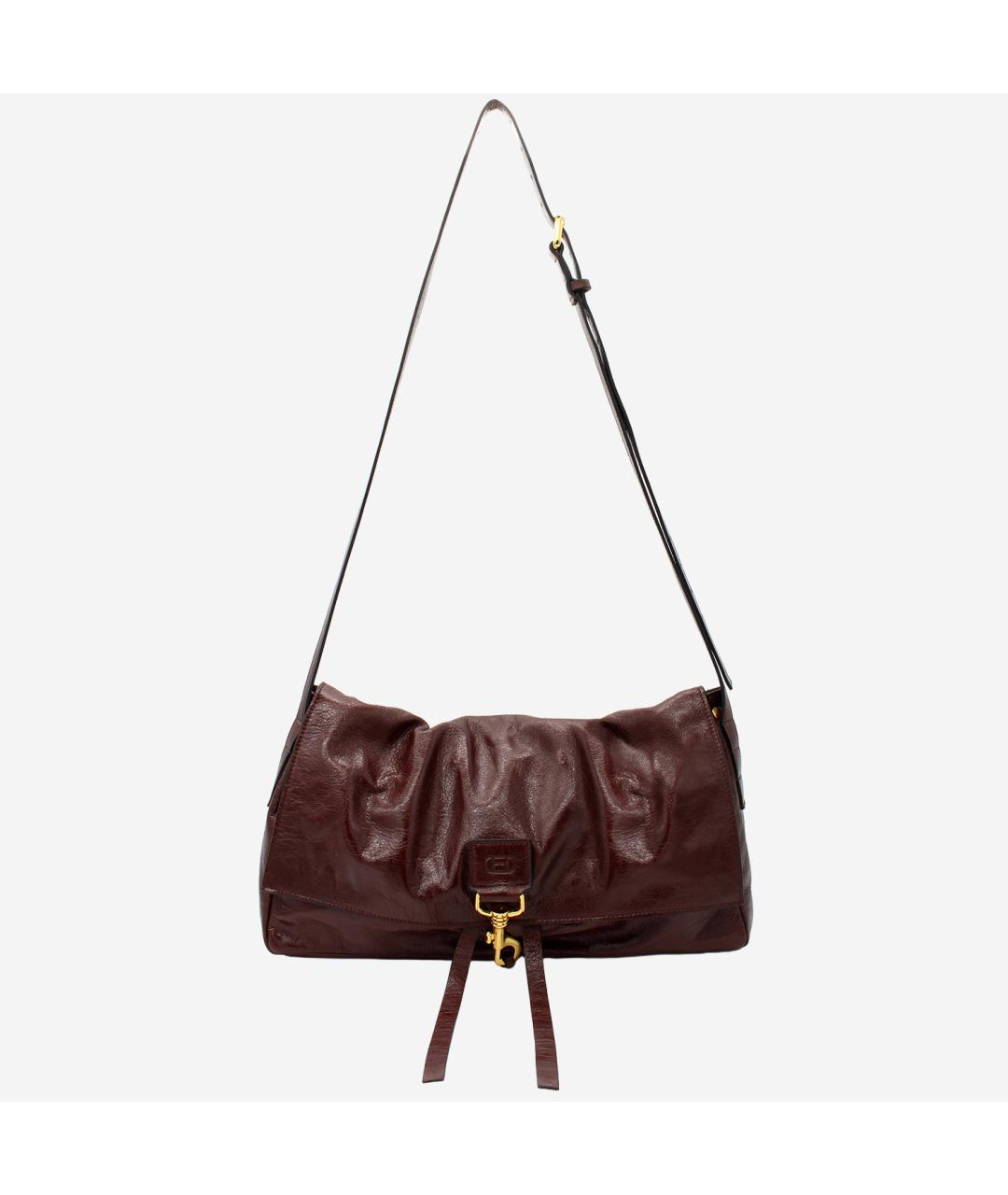 RADICA STUDIO Коричневая кожаная сумка через плечо, фото 5