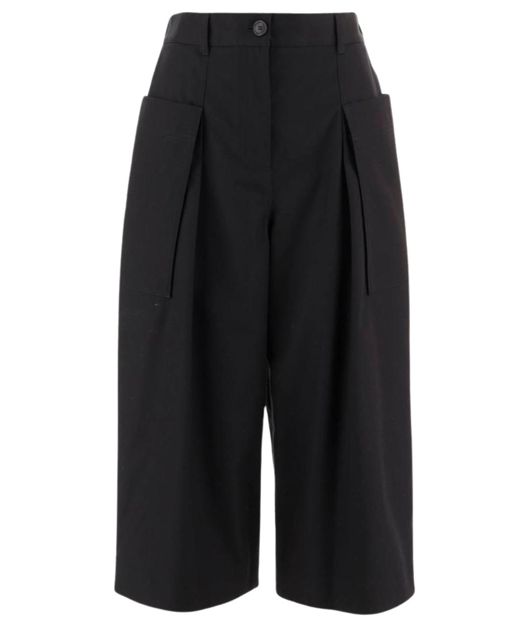 LOEWE Черные хлопковые шорты, фото 1