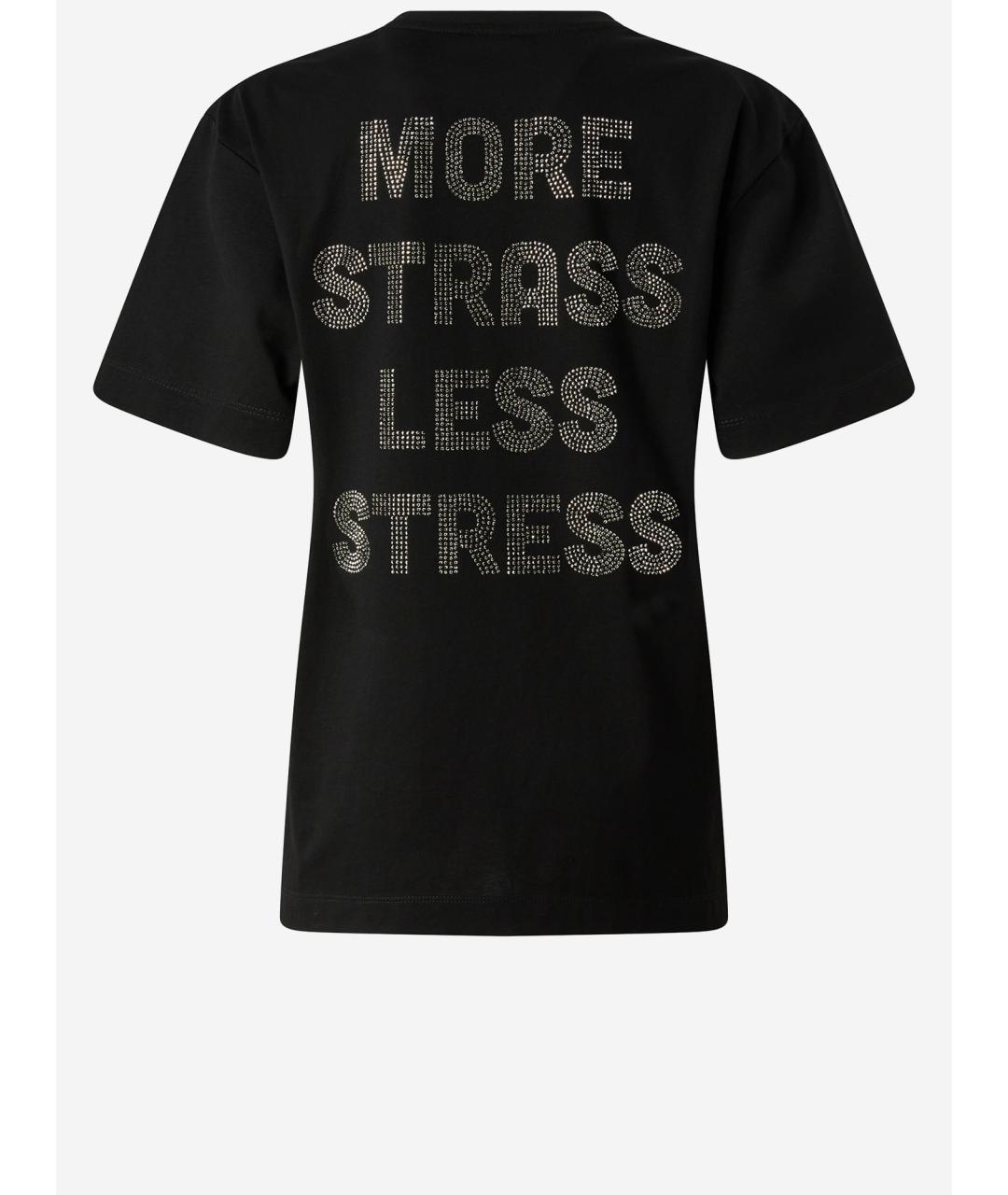 PINKO Черная хлопковая футболка, фото 2