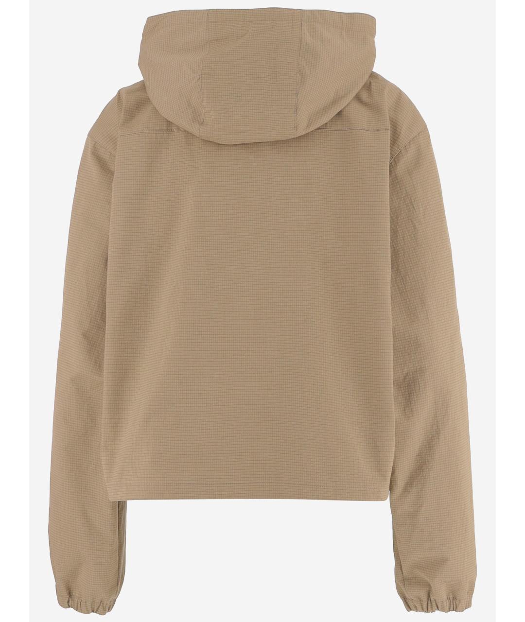 MIU MIU Бежевая хлопковая куртка, фото 2