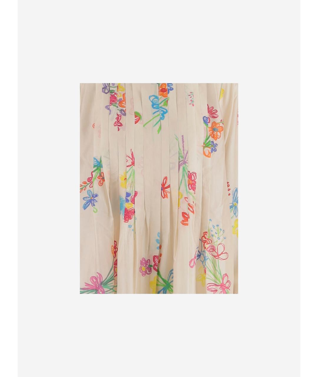 PERO Бежевое хлопковое повседневное платье, фото 3