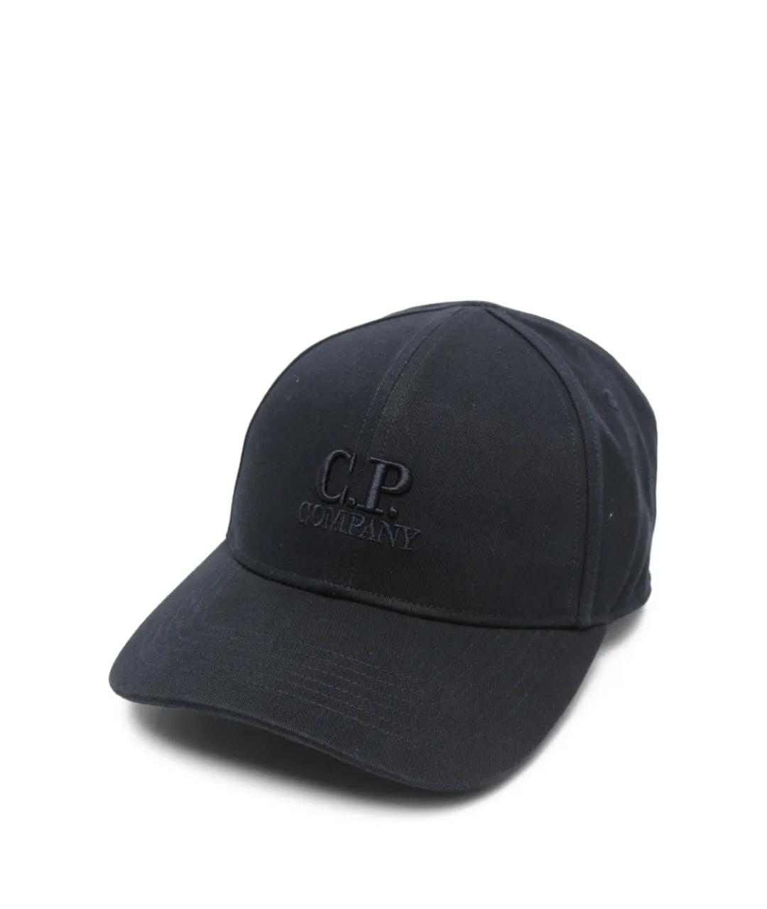 CP COMPANY Темно-синяя хлопковая кепка/бейсболка, фото 1