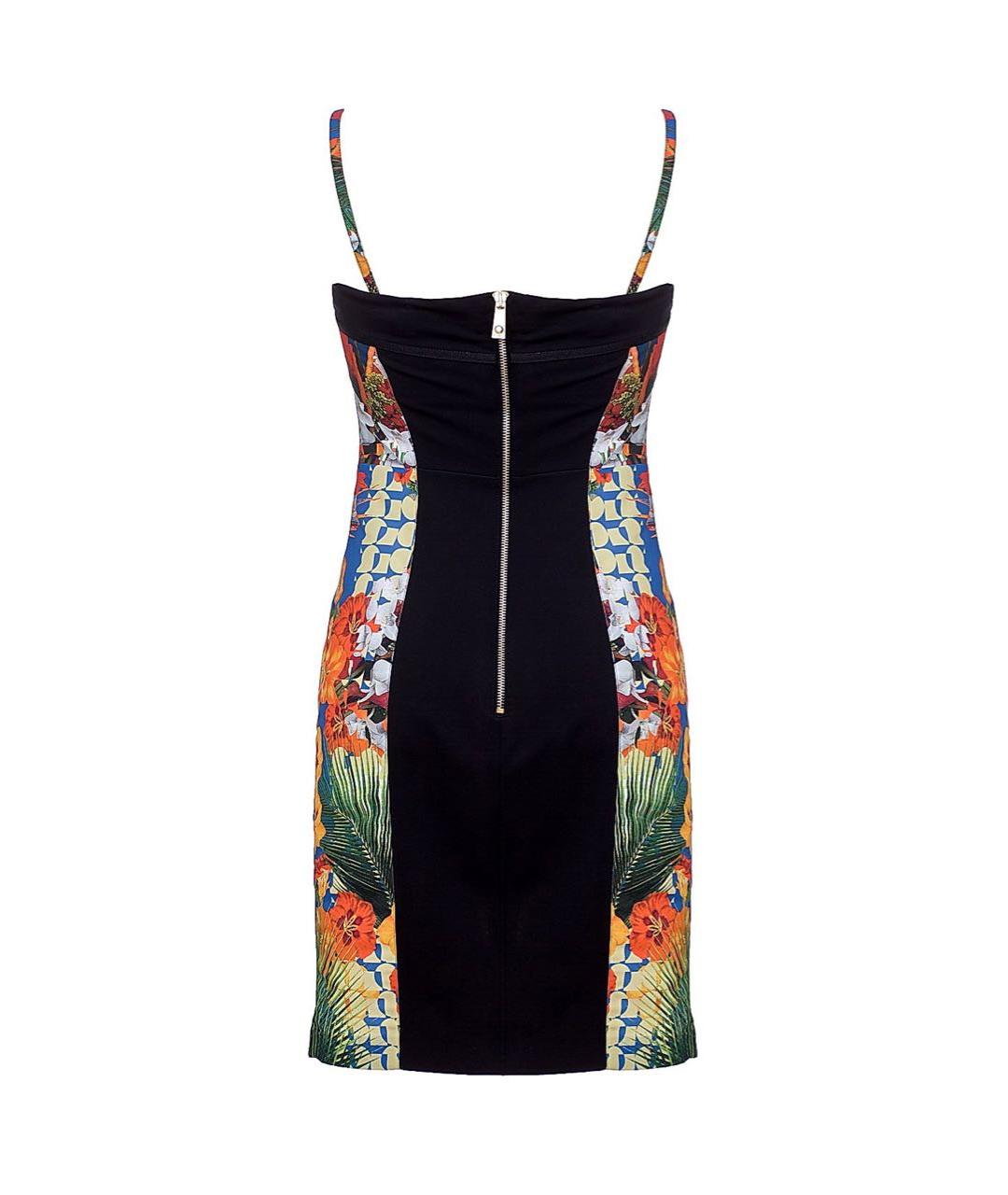 PINKO Мульти полиэстеровое коктейльное платье, фото 2