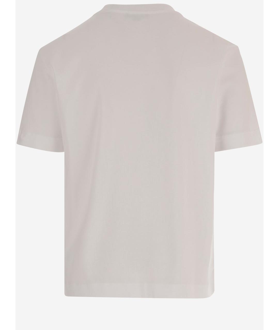 VINCE Белая хлопковая футболка, фото 2