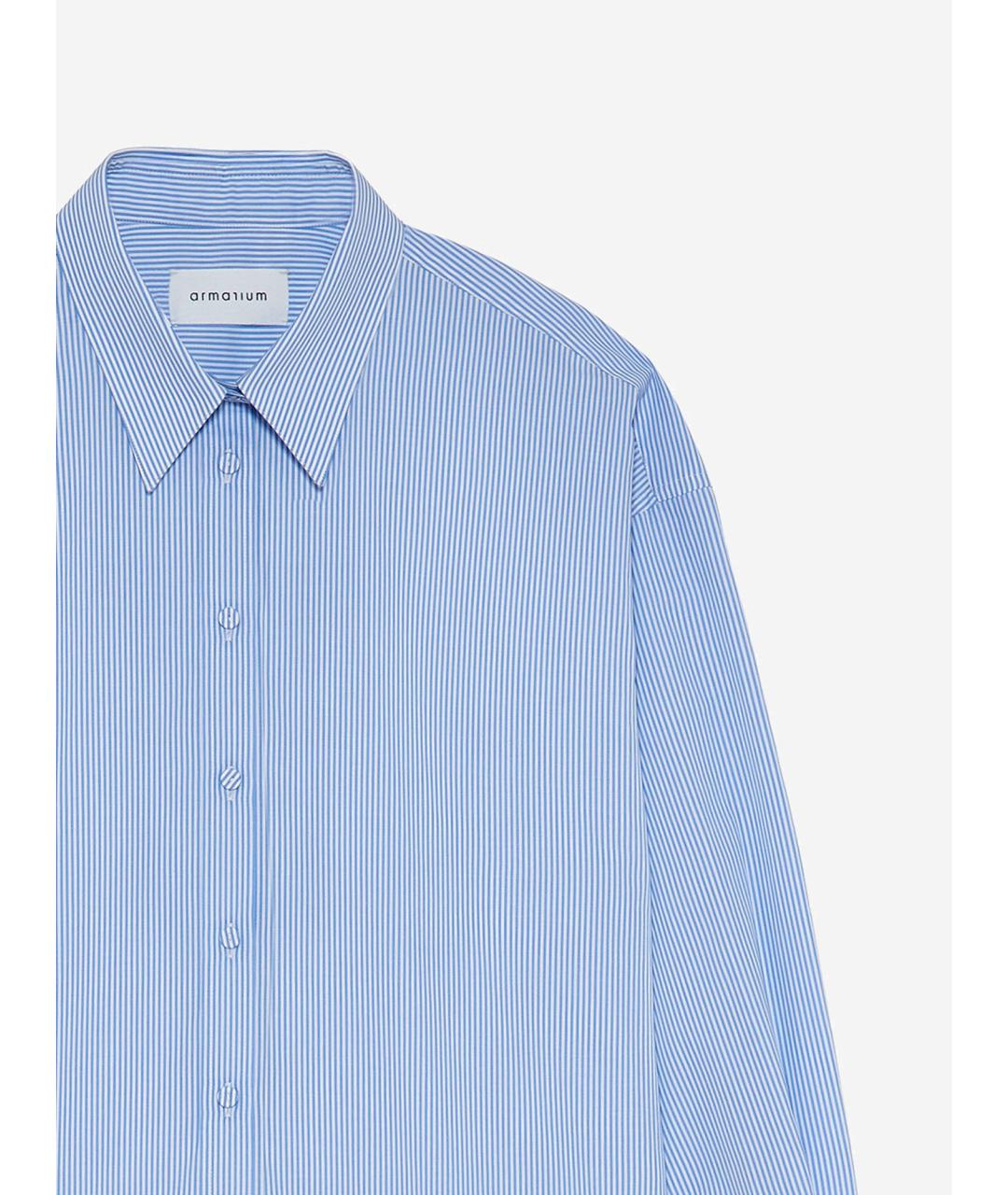 ARMARIUM Синяя хлопковая рубашка, фото 3