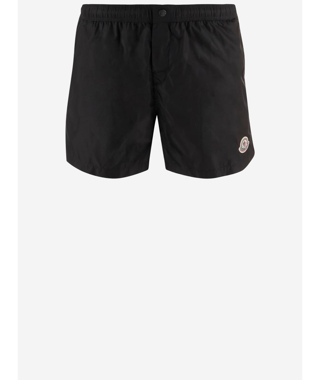 MONCLER Черные полиамидовые плавки, фото 4