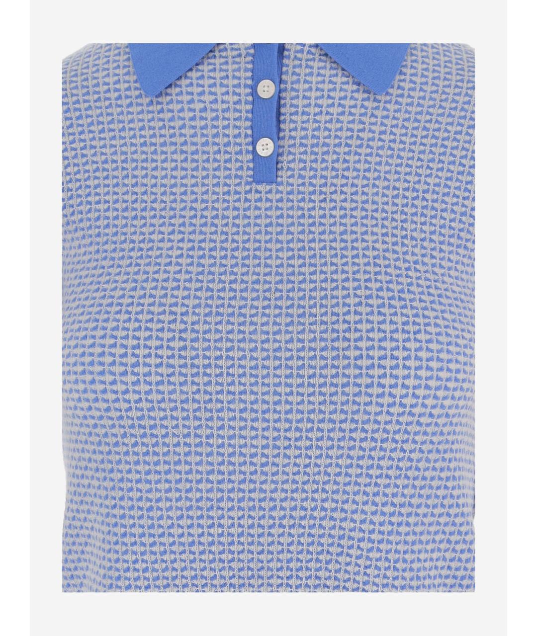 GUEST IN RESIDENCE Голубая кашемировая футболка, фото 3