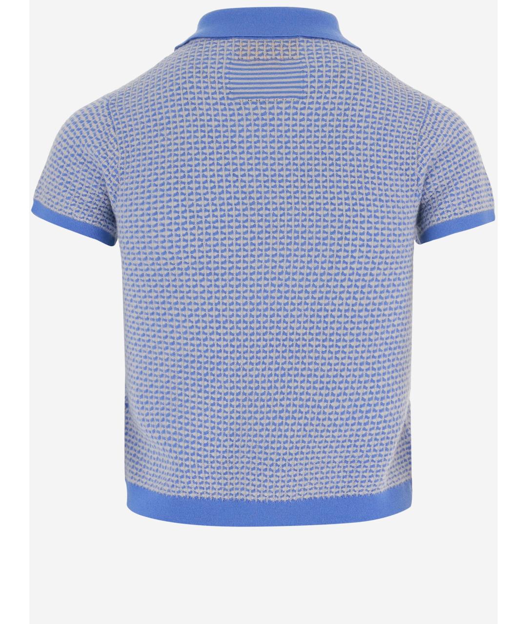 GUEST IN RESIDENCE Голубая кашемировая футболка, фото 2