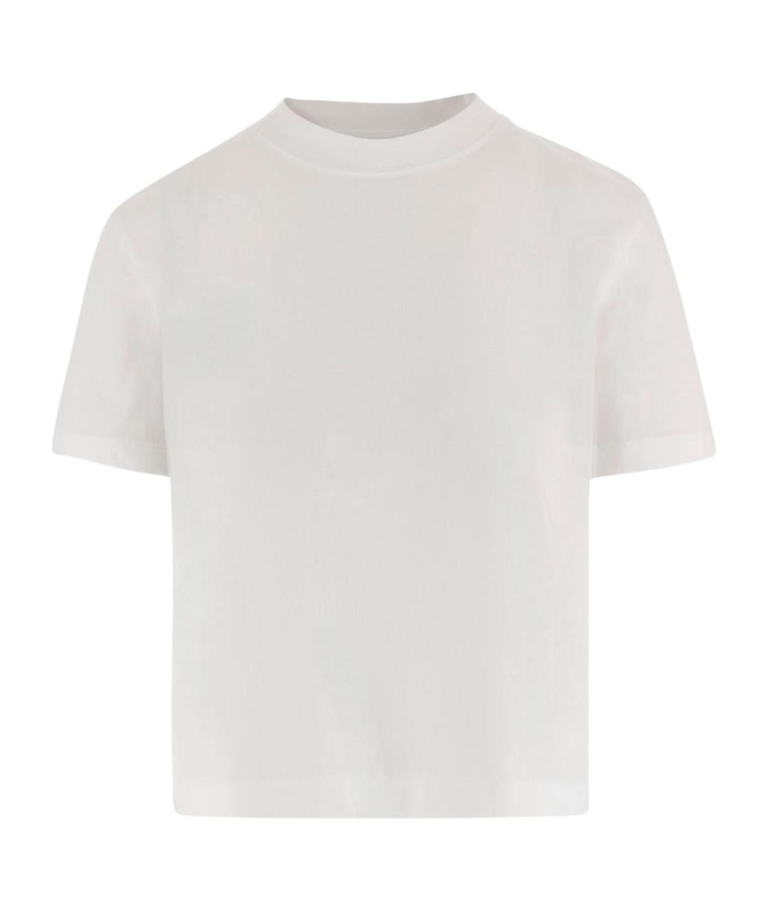 JACQUEMUS Белая хлопковая футболка, фото 1