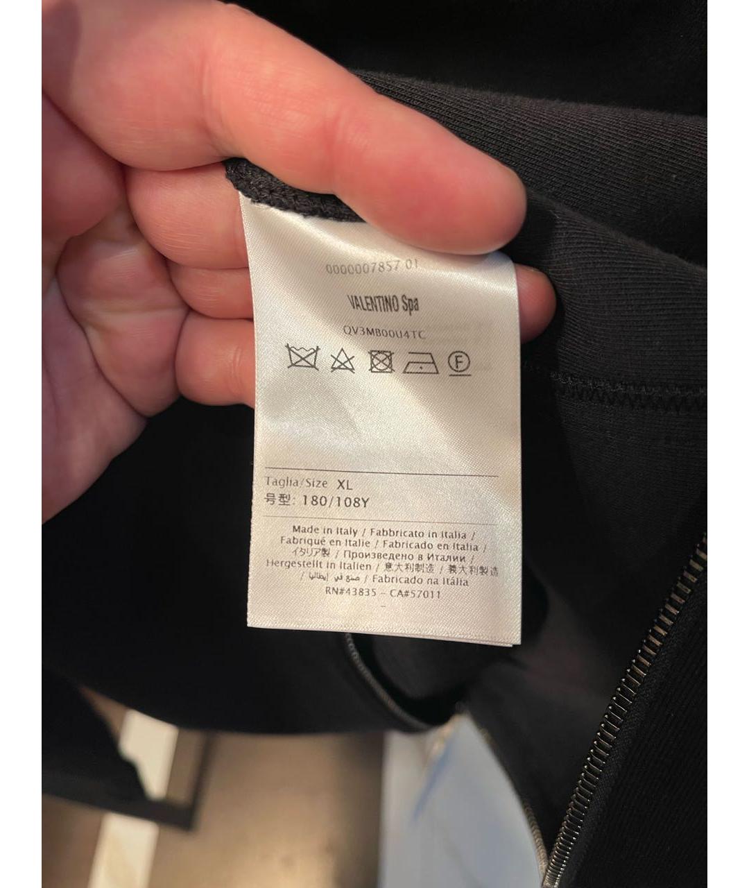 VALENTINO Черная полиамидовая куртка, фото 8
