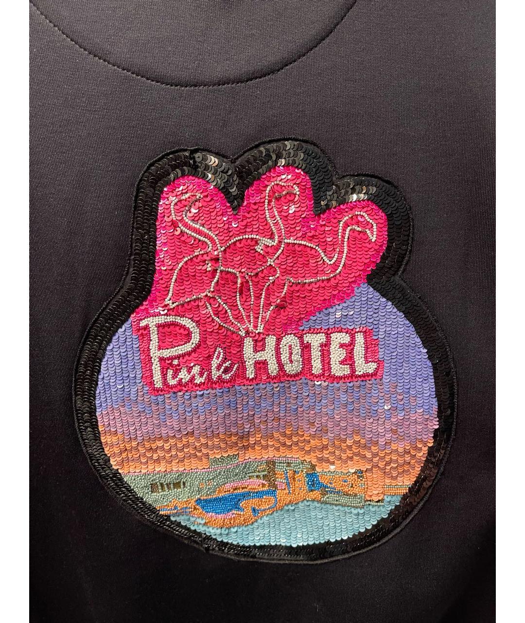 VALENTINO Черная полиамидовая куртка, фото 4