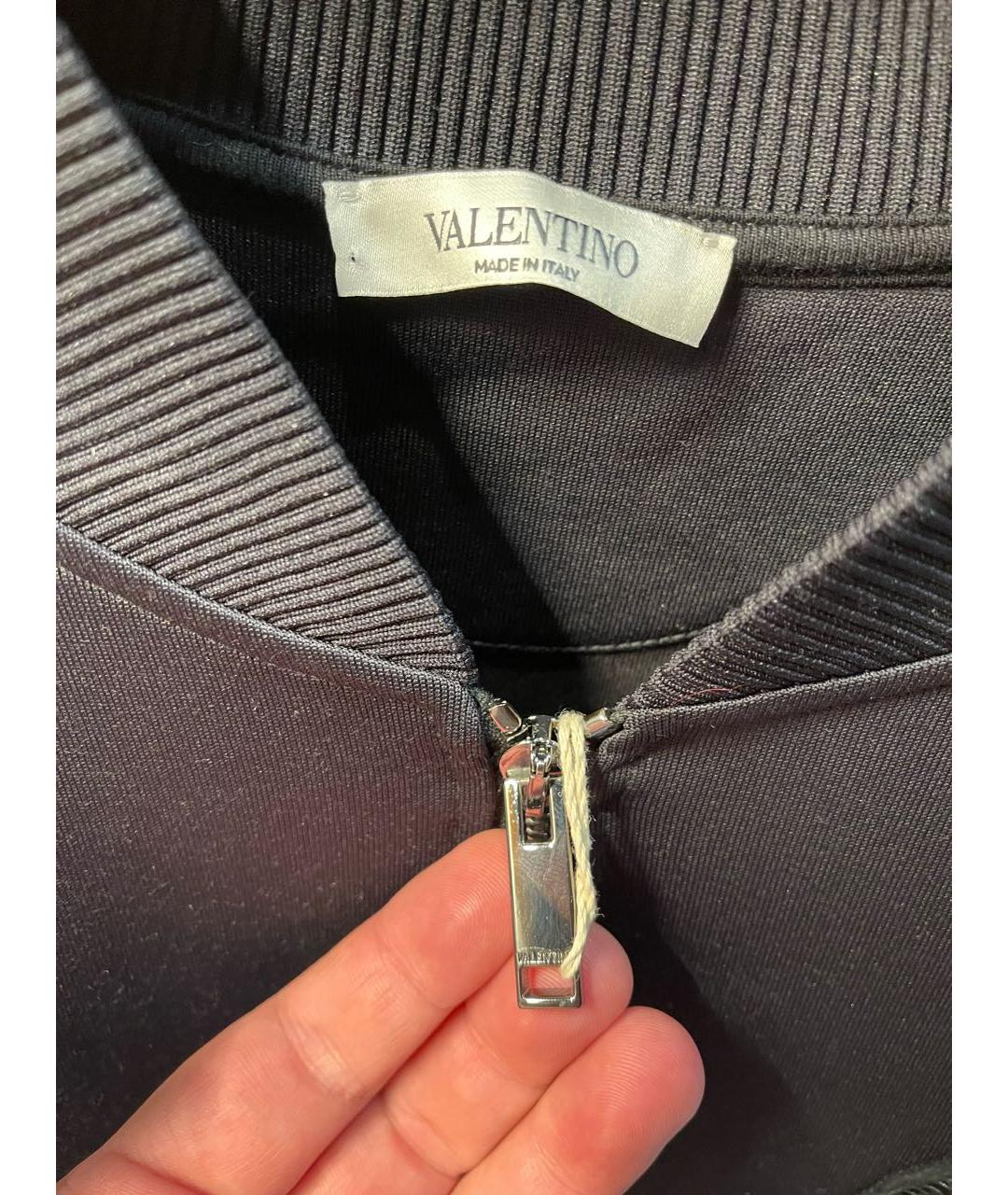 VALENTINO Черная полиамидовая куртка, фото 3