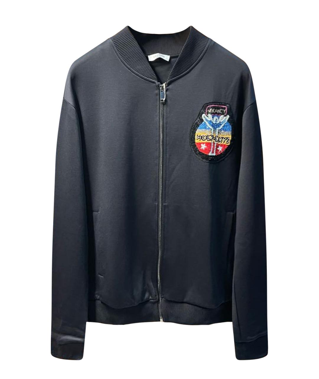 VALENTINO Черная полиамидовая куртка, фото 1