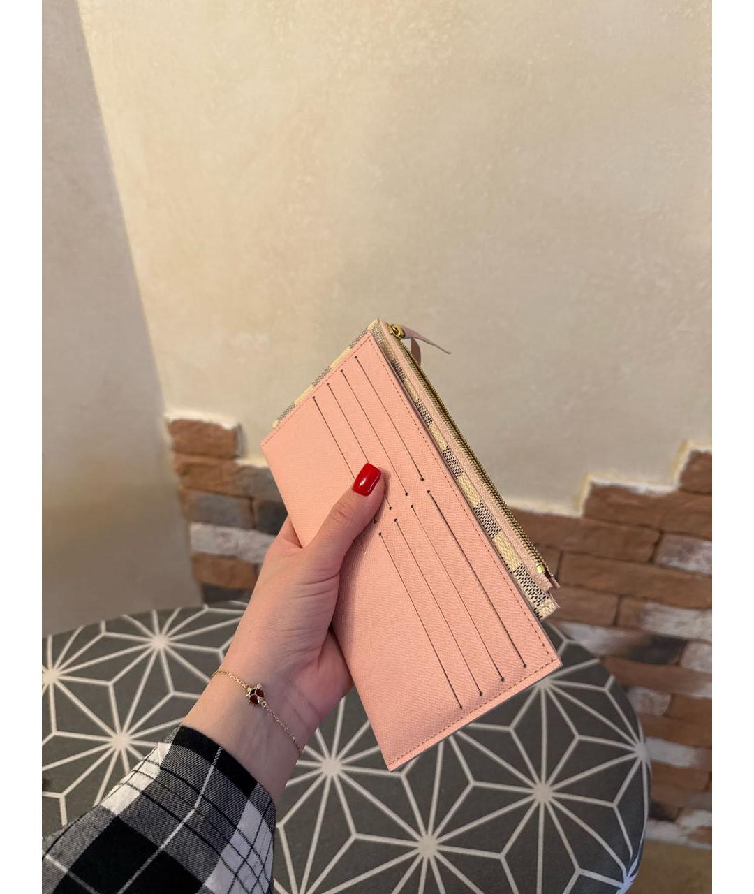 LOUIS VUITTON Розовый кардхолдер, фото 8