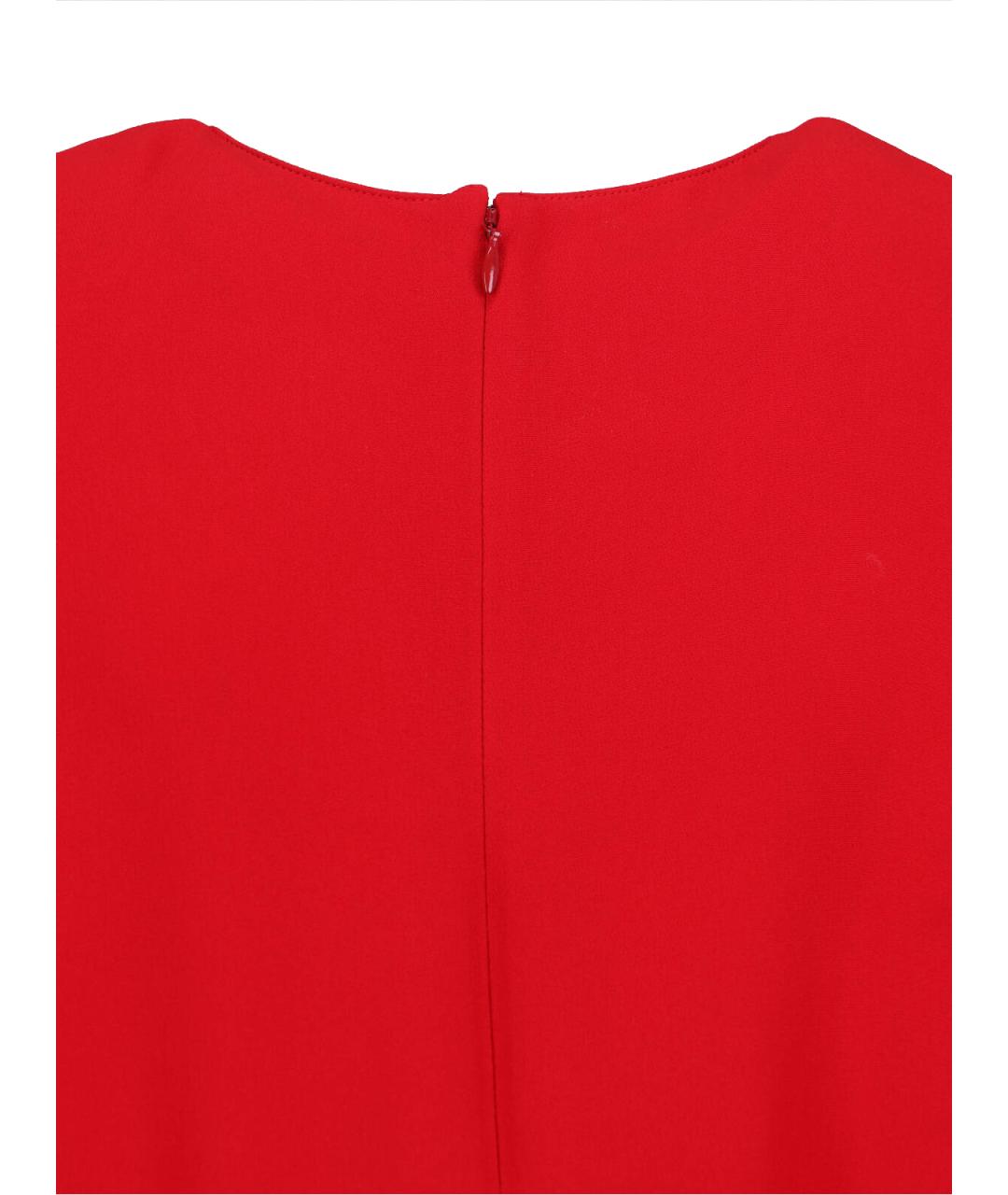 VALENTINO Красное шелковое вечернее платье, фото 4