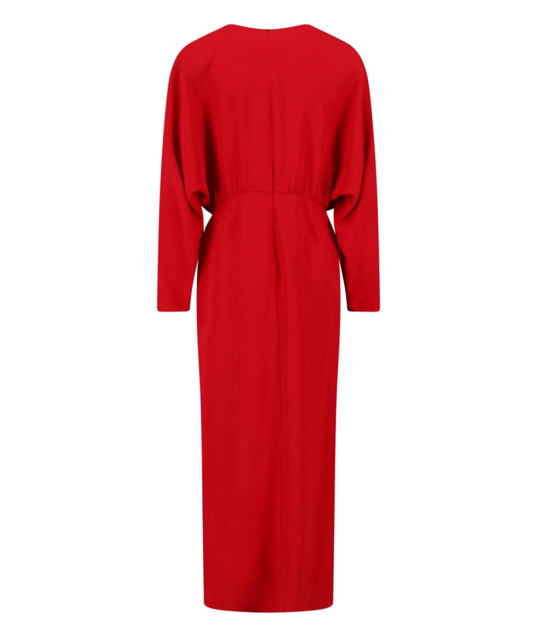 VALENTINO Красное шелковое вечернее платье, фото 2