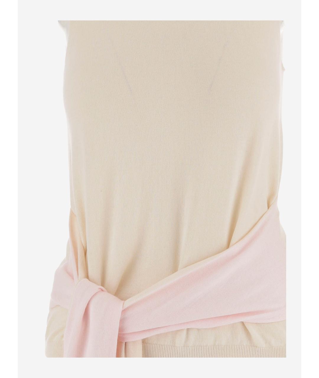 J.W.ANDERSON Бежевый хлопковый джемпер / свитер, фото 3