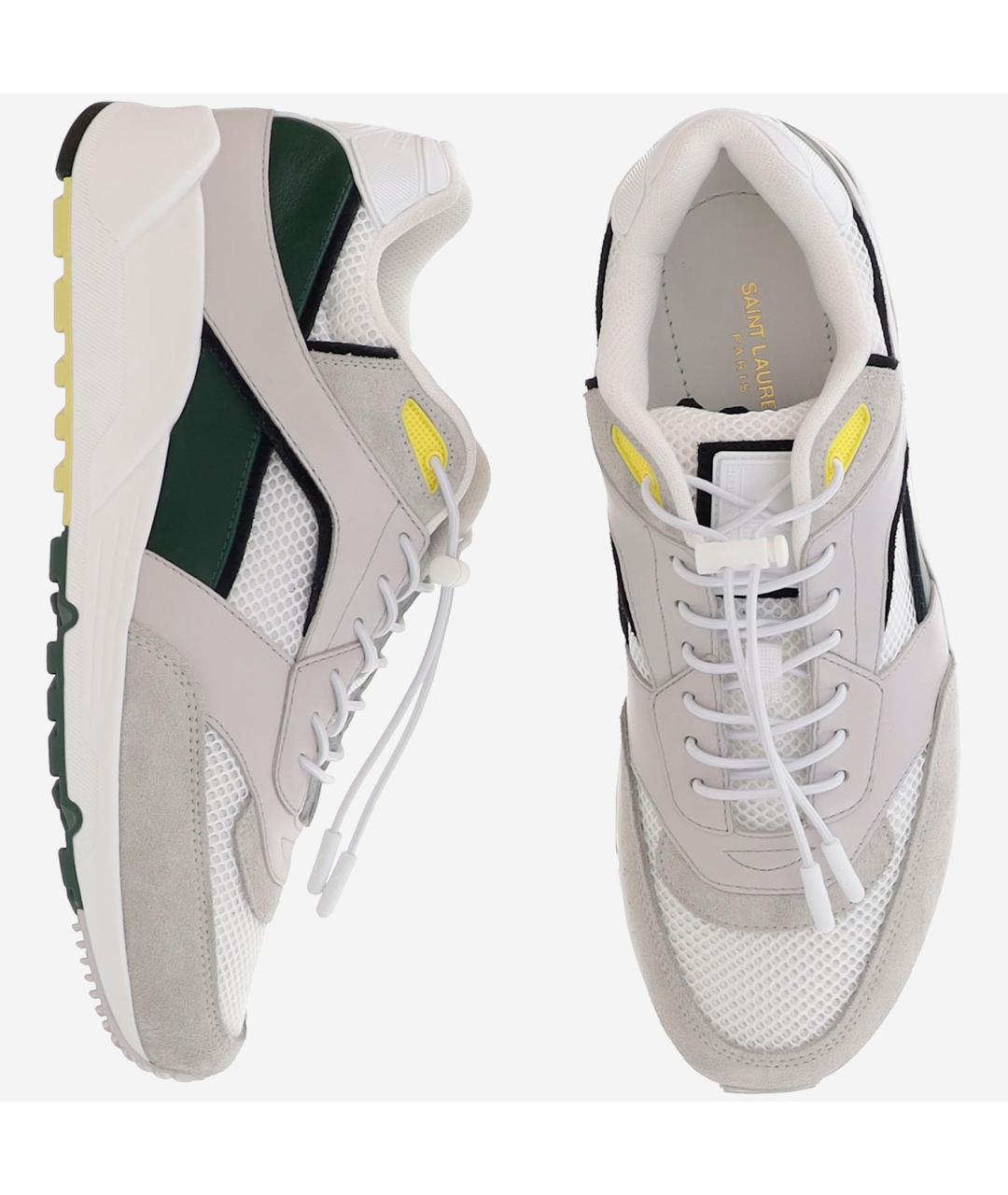 SAINT LAURENT Мульти кожаные низкие кроссовки / кеды, фото 2
