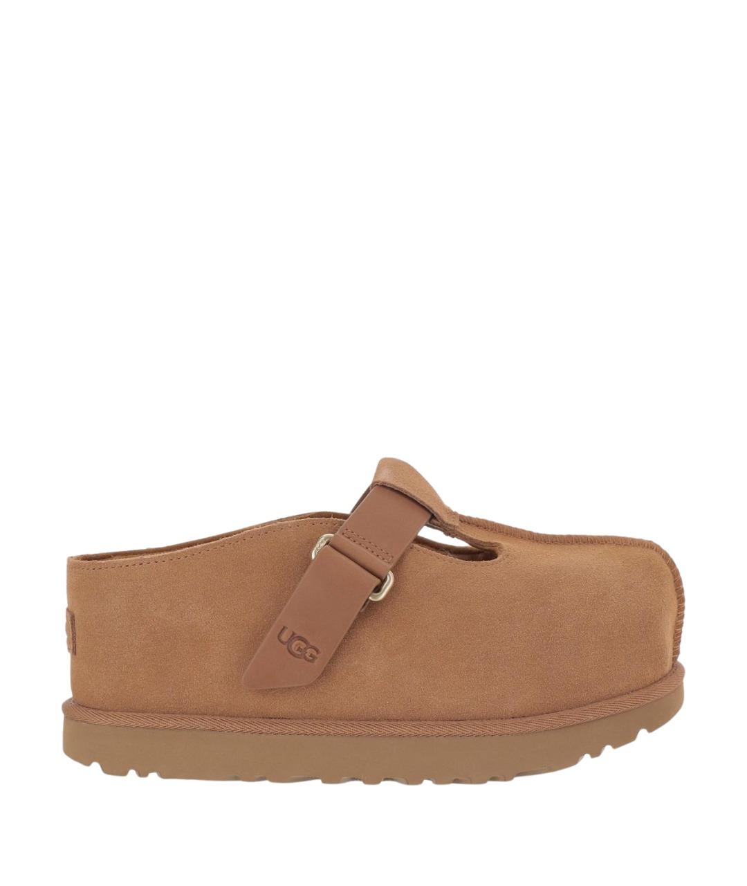 UGG AUSTRALIA Коричневые замшевые мюли, фото 1