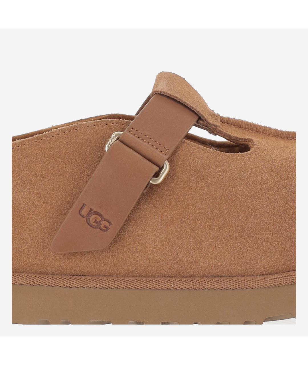 UGG AUSTRALIA Коричневые замшевые мюли, фото 5
