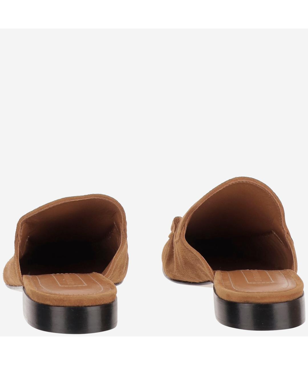ARMARIUM Коричневые замшевые мюли, фото 4