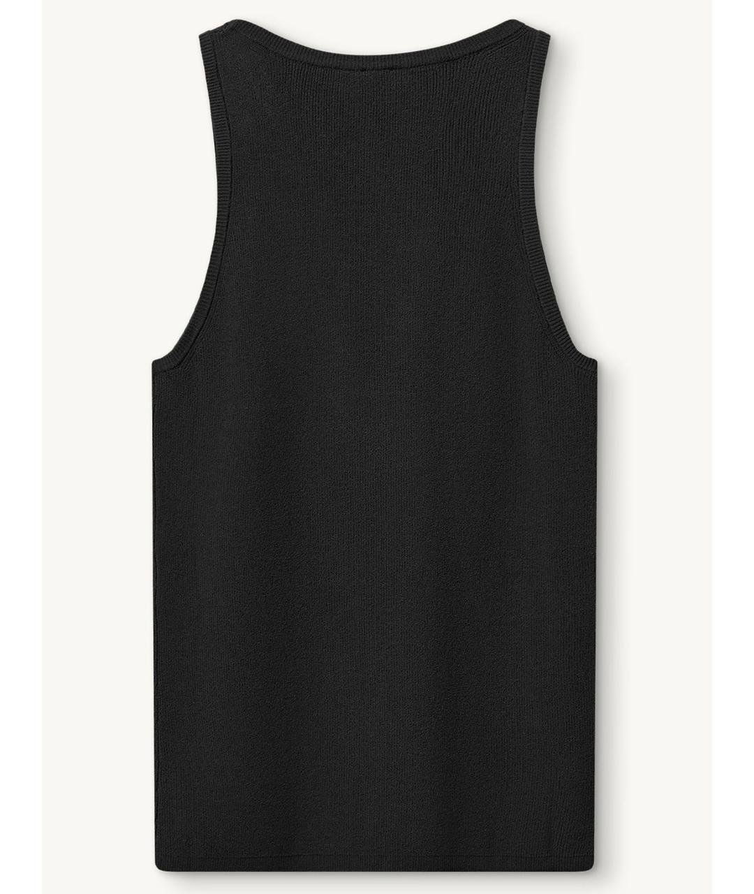 THE GARMENT Черная вискозная майка, фото 2