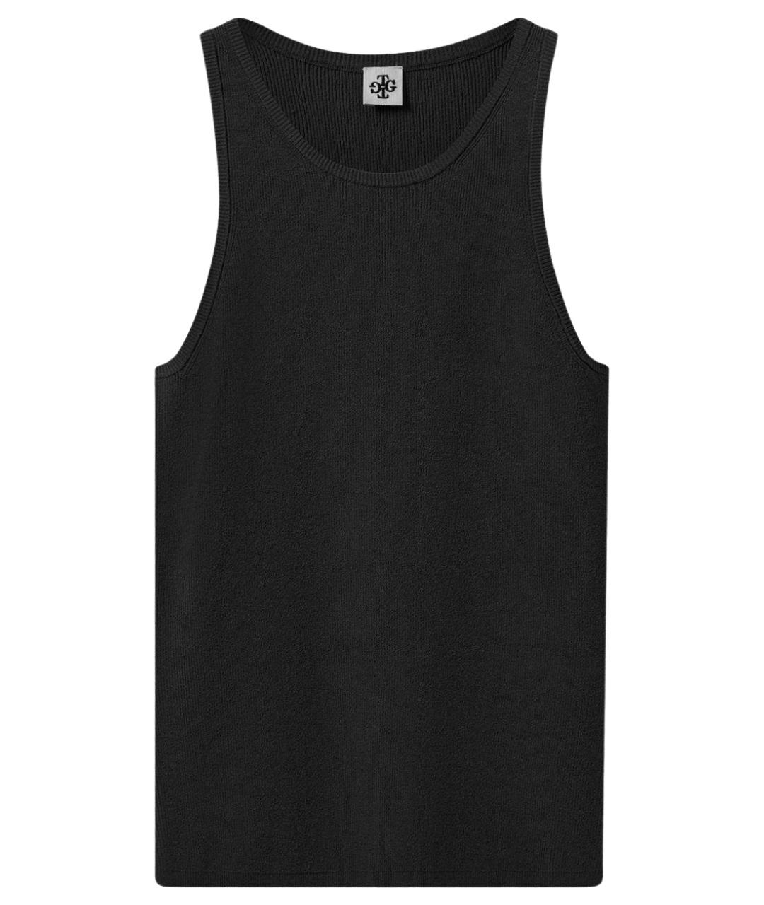 THE GARMENT Черная вискозная майка, фото 1