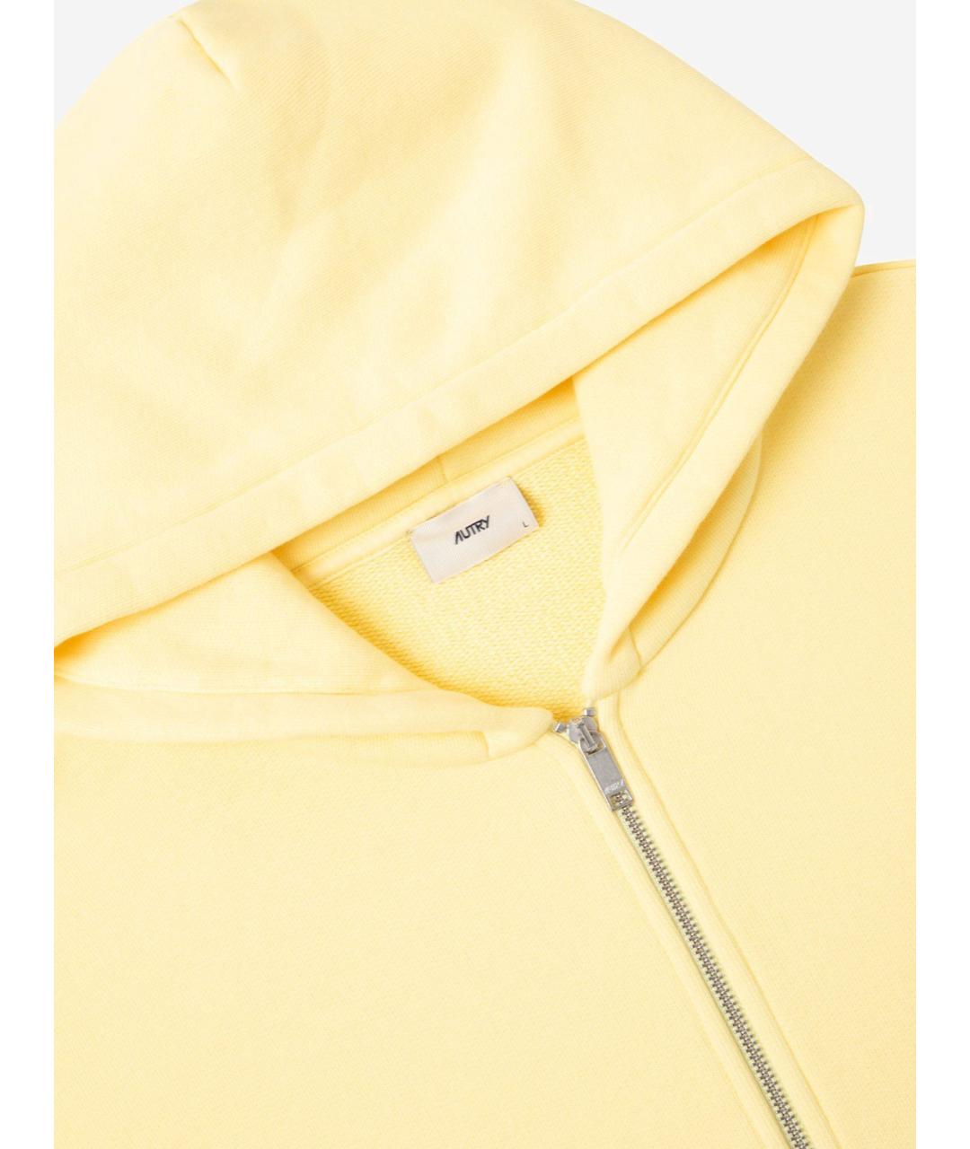 AUTRY Желтый хлопковый джемпер / свитер, фото 3