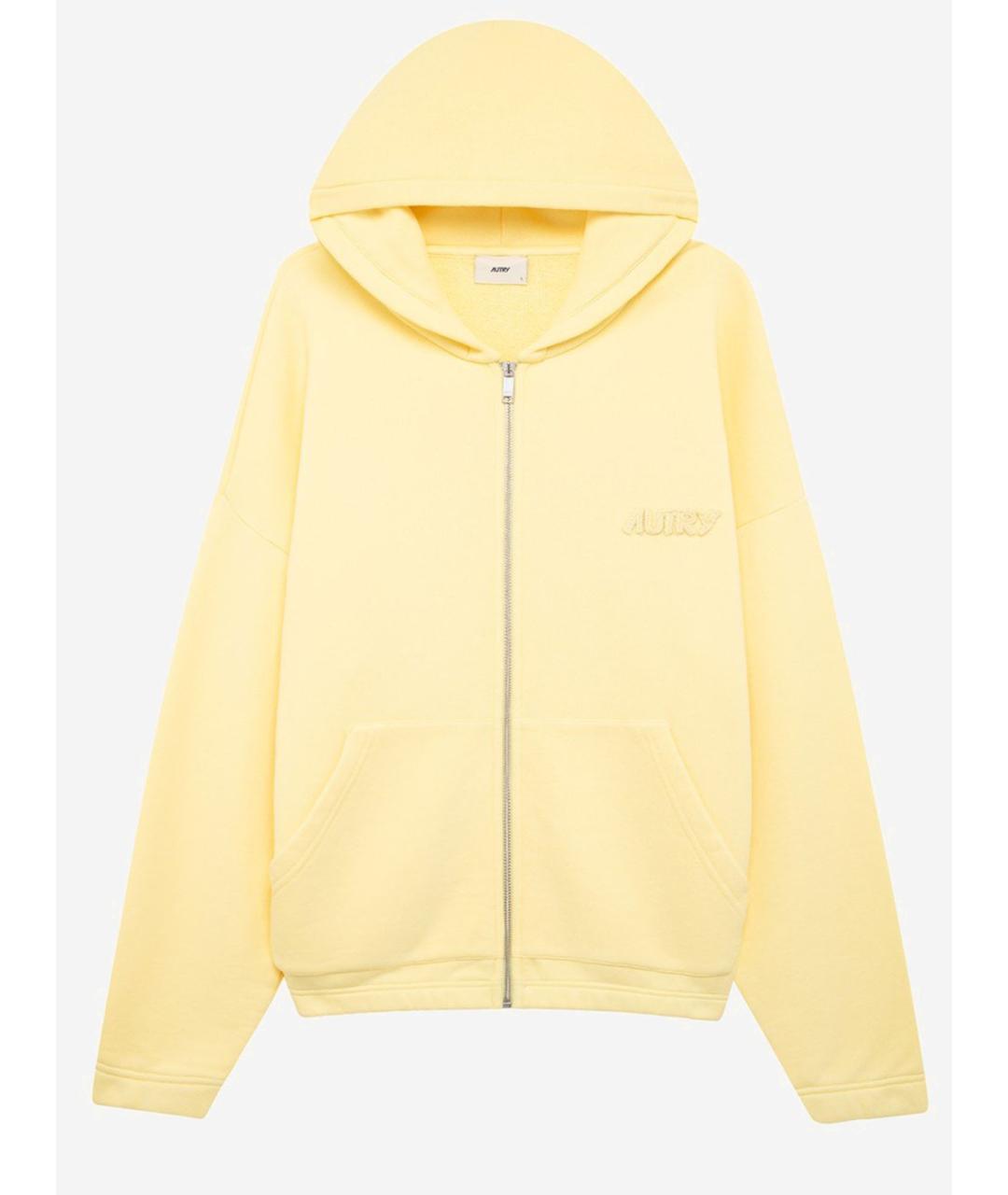 AUTRY Желтый хлопковый джемпер / свитер, фото 4