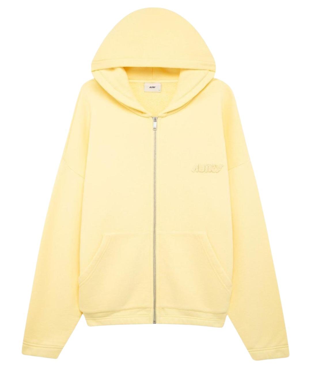 AUTRY Желтый хлопковый джемпер / свитер, фото 1