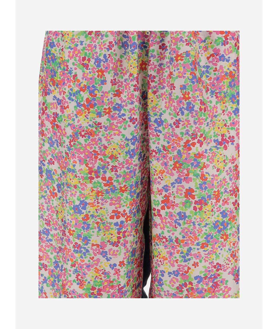 PERO Мульти шелковые прямые брюки, фото 3