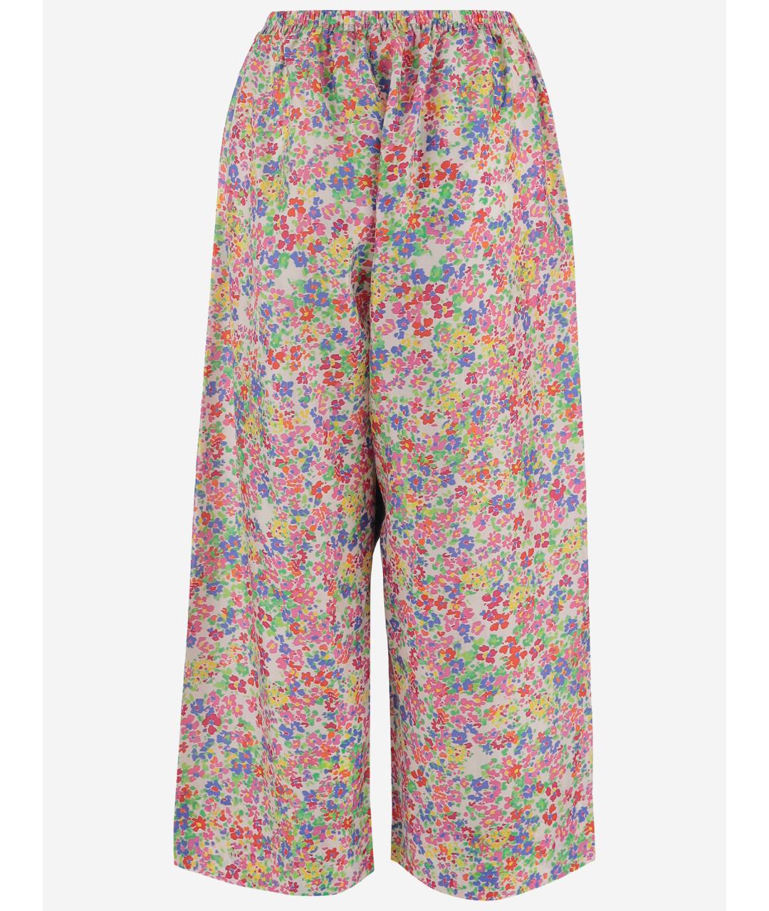 PERO Мульти шелковые прямые брюки, фото 2