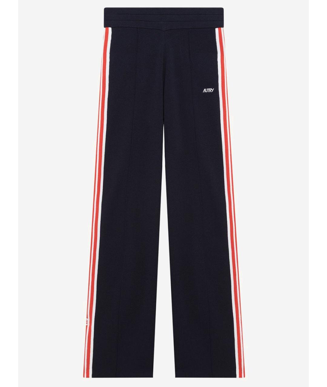 AUTRY Синие вискозные спортивные брюки и шорты, фото 4