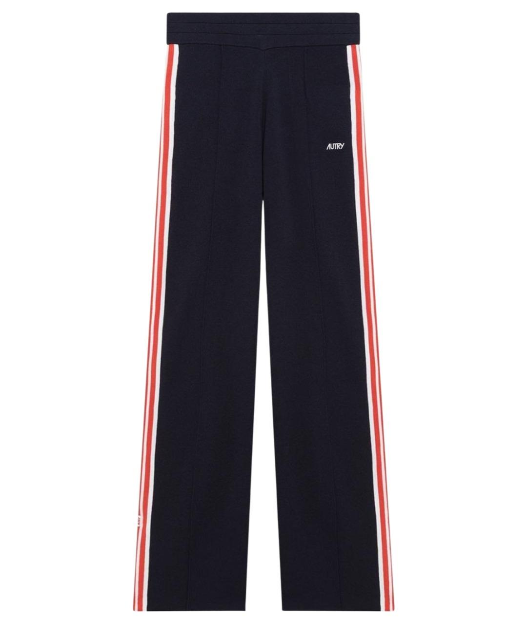 AUTRY Синие вискозные спортивные брюки и шорты, фото 1