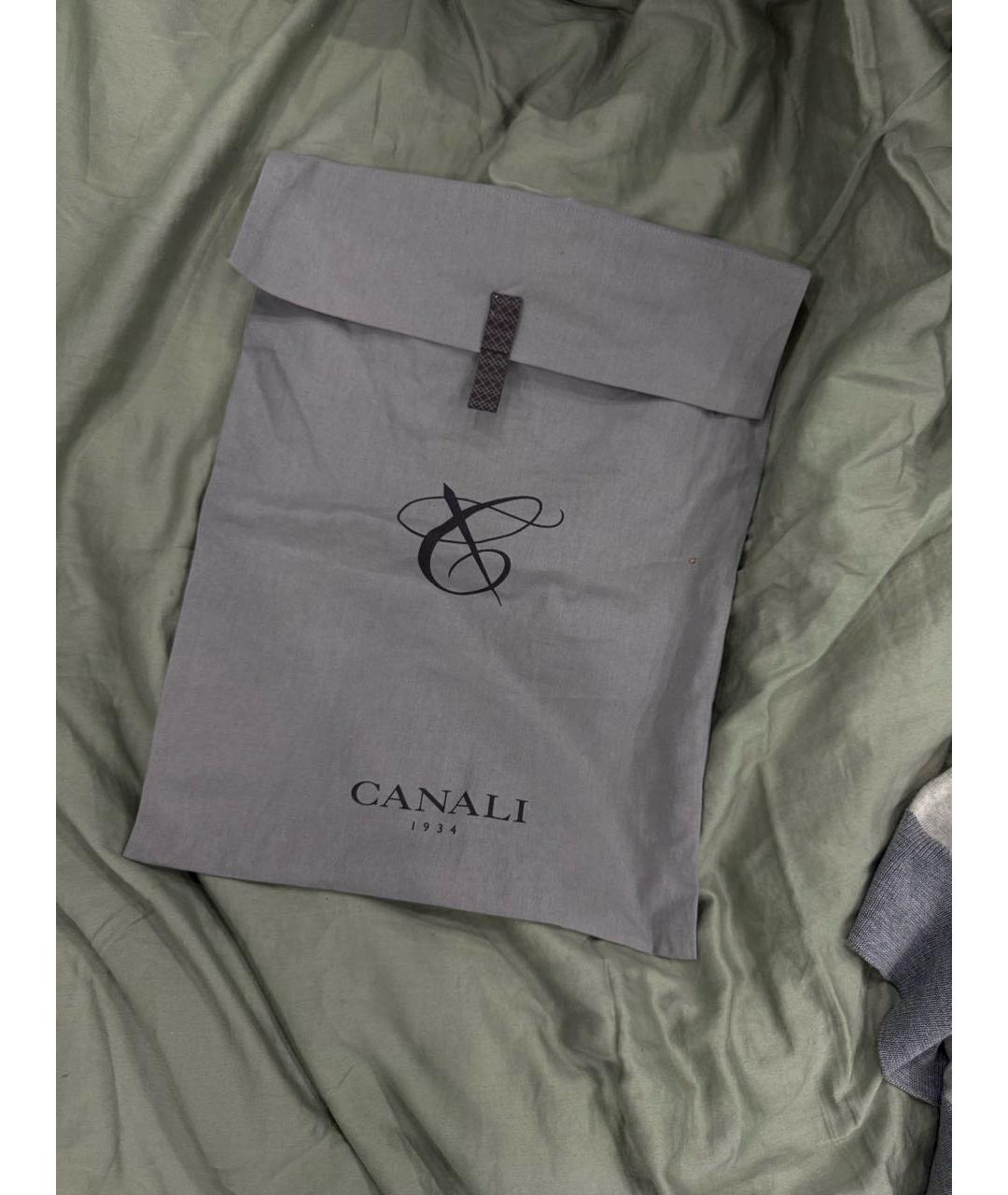 CANALI Бежевый шерстяной джемпер / свитер, фото 7