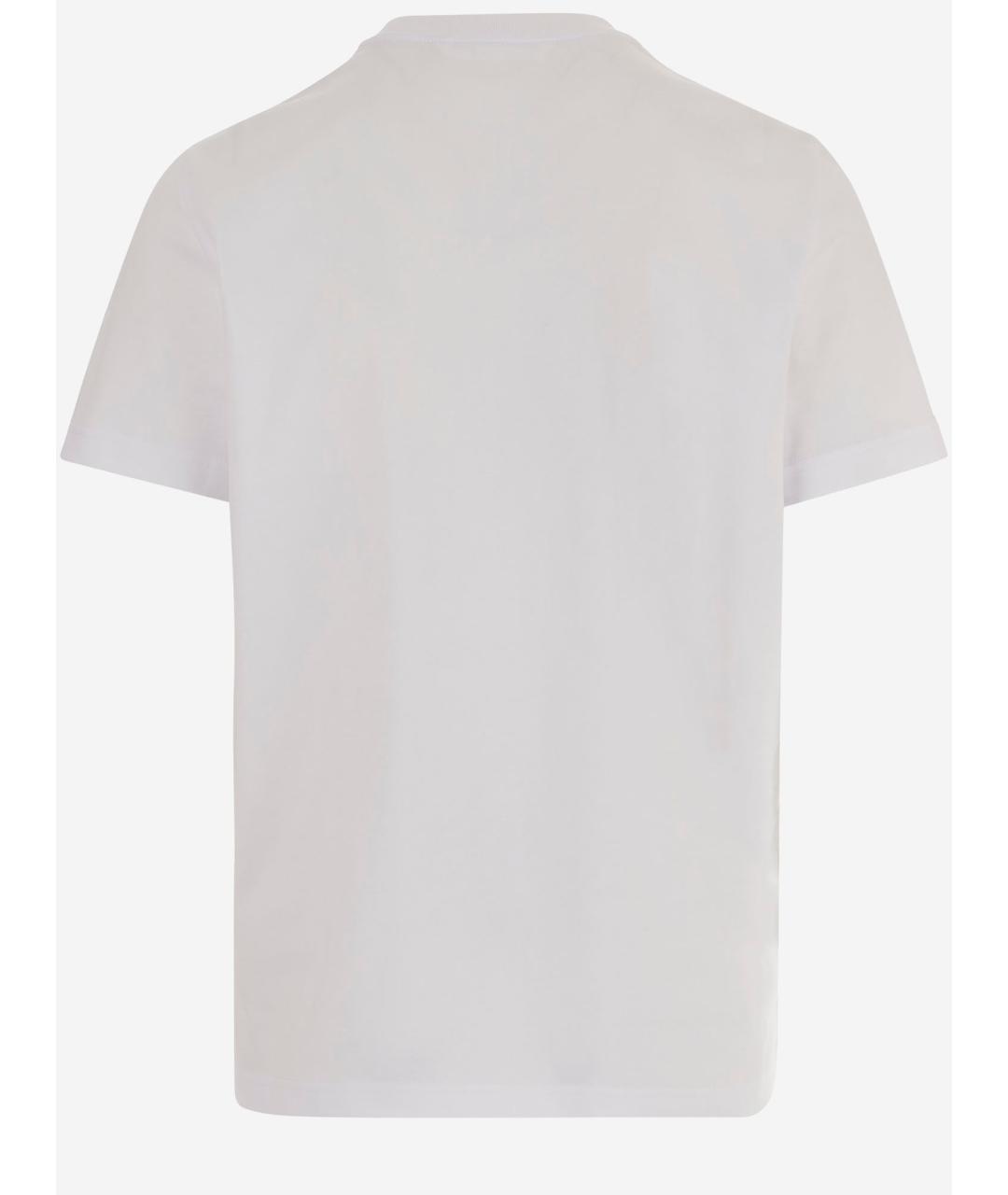 MONCLER Белая хлопковая футболка, фото 2