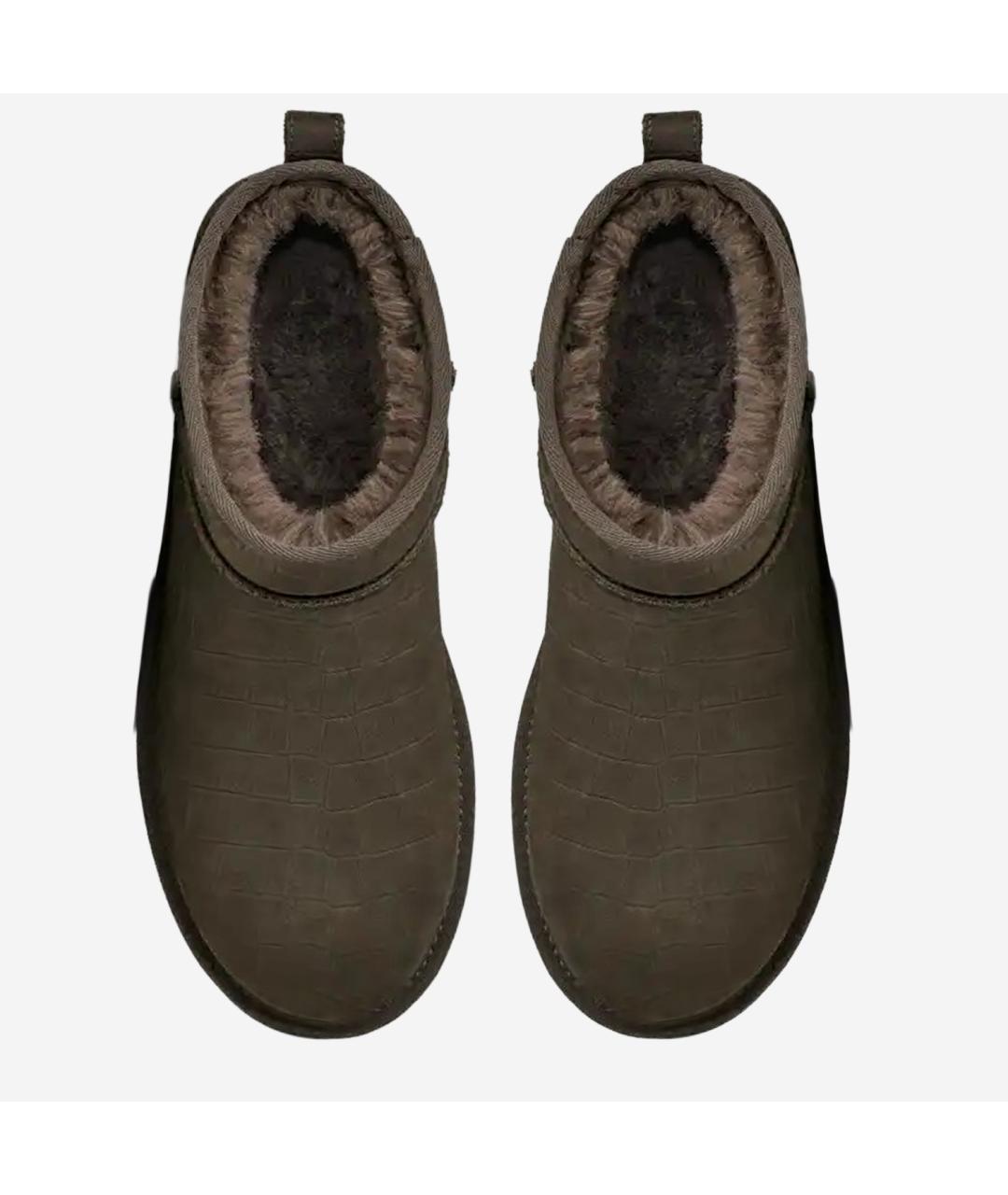 UGG AUSTRALIA Серые замшевые низкие ботинки, фото 2