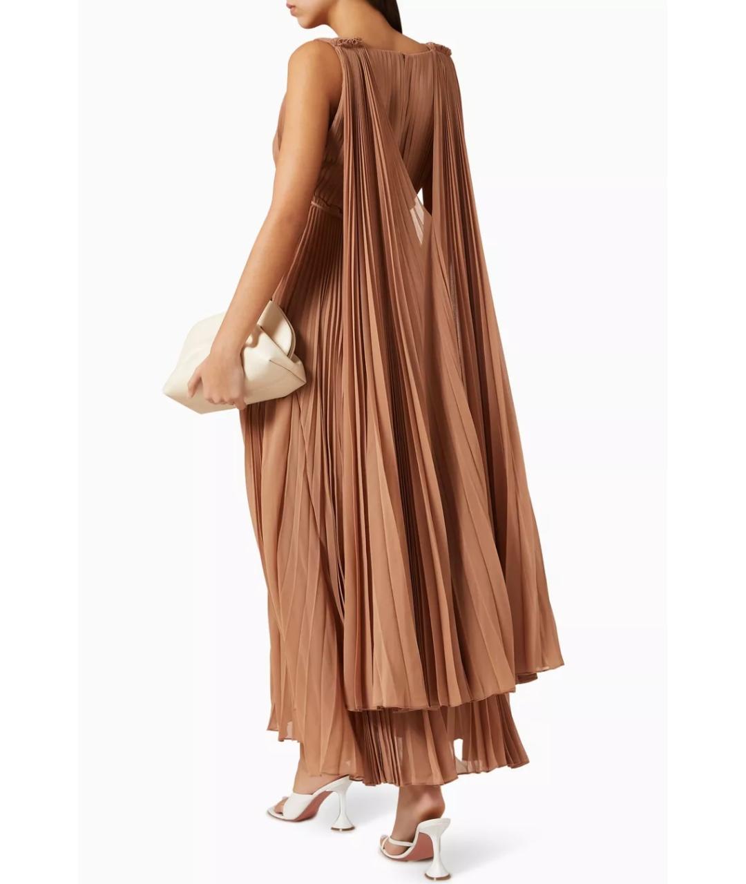 ZIMMERMANN Бежевое полиэстеровое коктейльное платье, фото 8