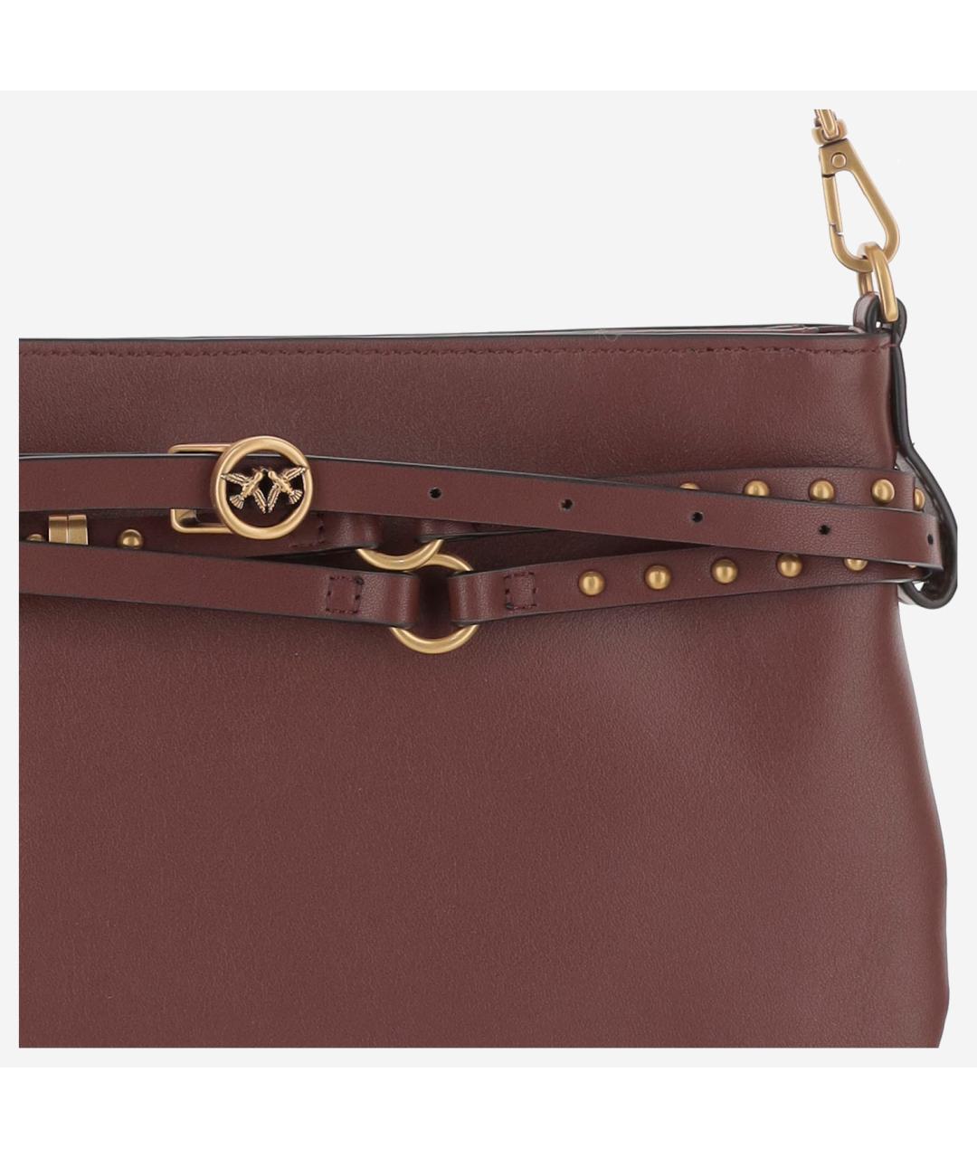 PINKO Коричневая сумка тоут, фото 4