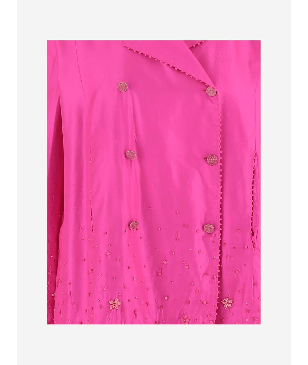 PERO Розовая шелковая куртка, фото 3