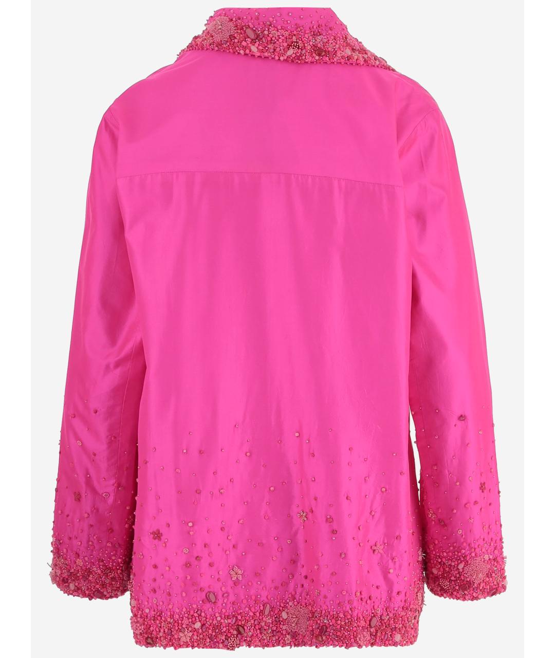 PERO Розовая шелковая куртка, фото 2