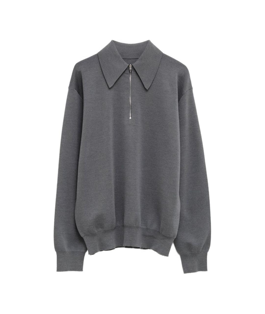 PHOEBE PHILO Серый шерстяной джемпер / свитер, фото 1