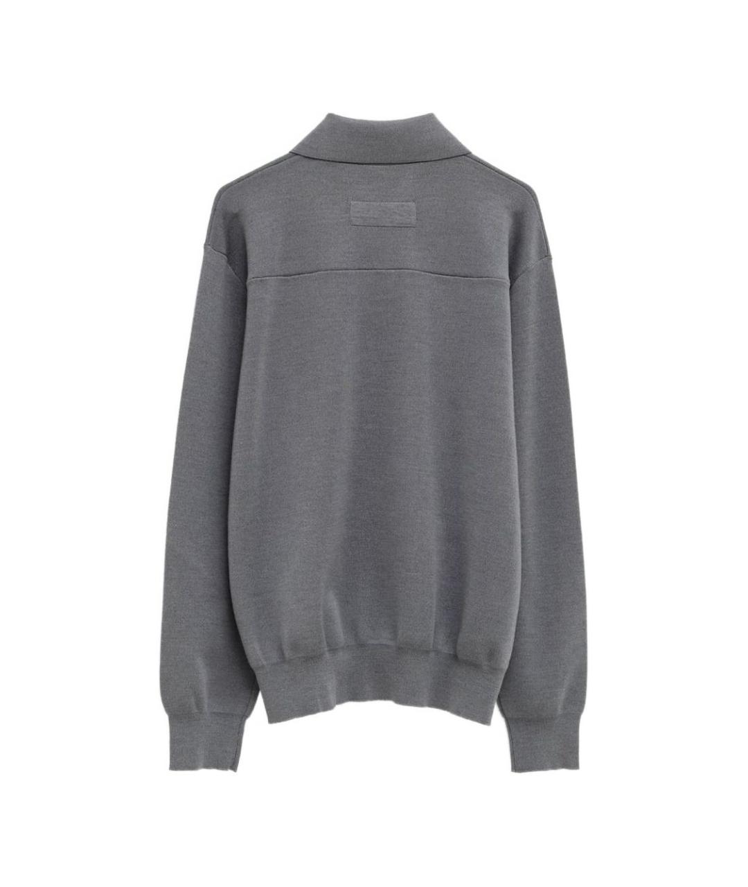 PHOEBE PHILO Серый шерстяной джемпер / свитер, фото 2