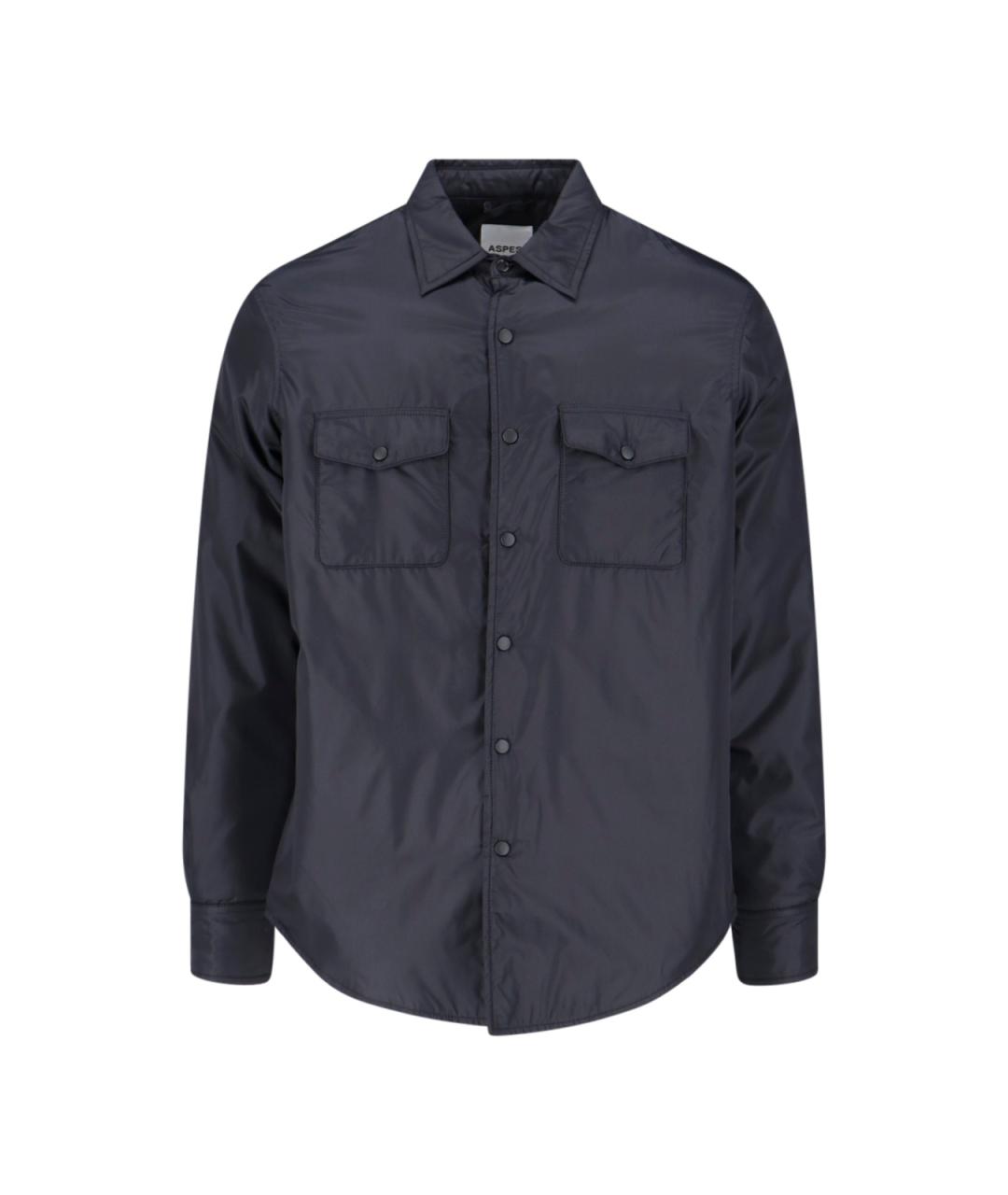 ASPESI Черная полиамидовая куртка, фото 1