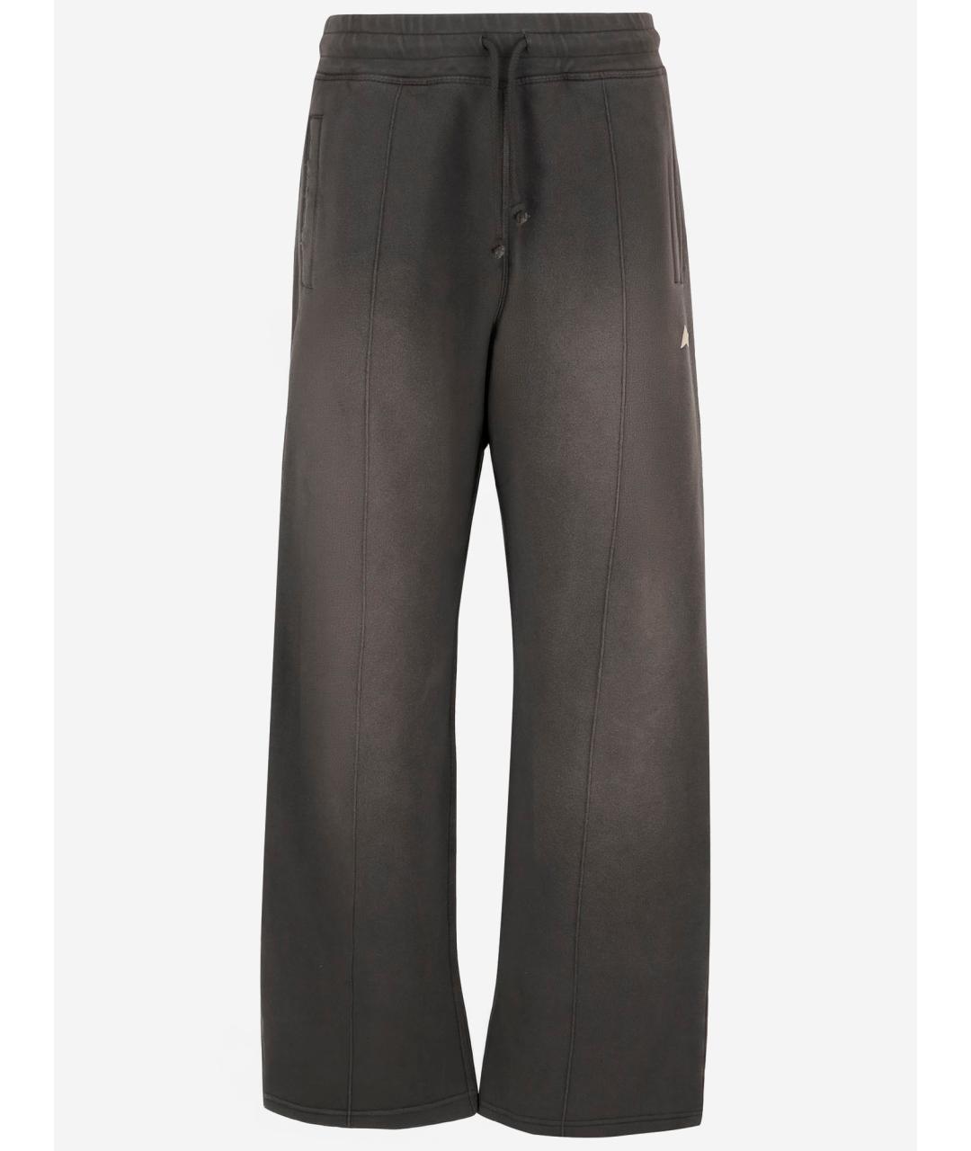 GOLDEN GOOSE DELUXE BRAND Серые хлопковые спортивные брюки и шорты, фото 4