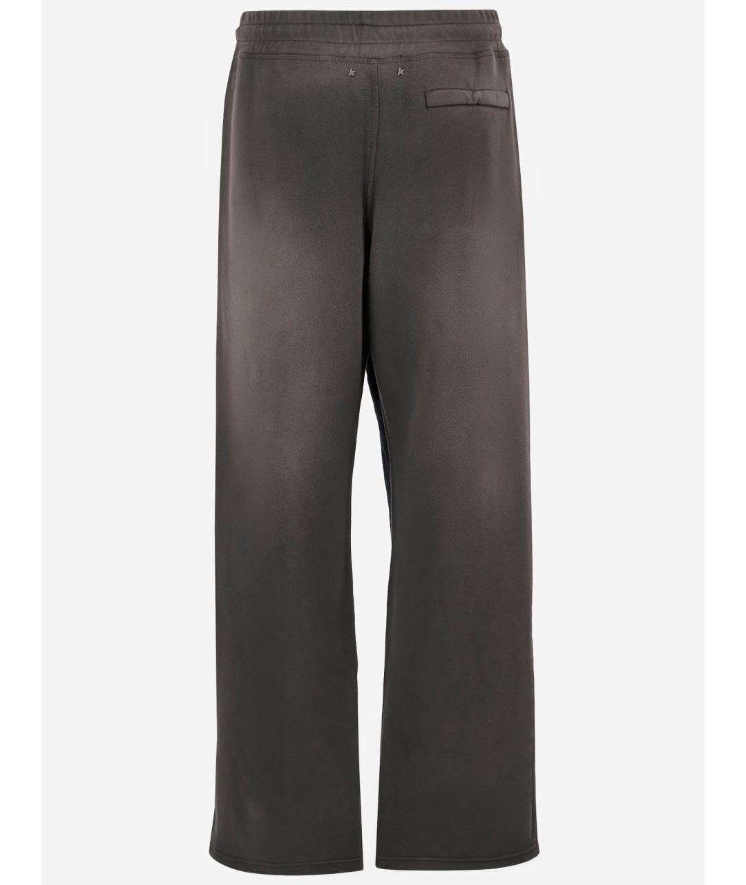 GOLDEN GOOSE DELUXE BRAND Серые хлопковые спортивные брюки и шорты, фото 2