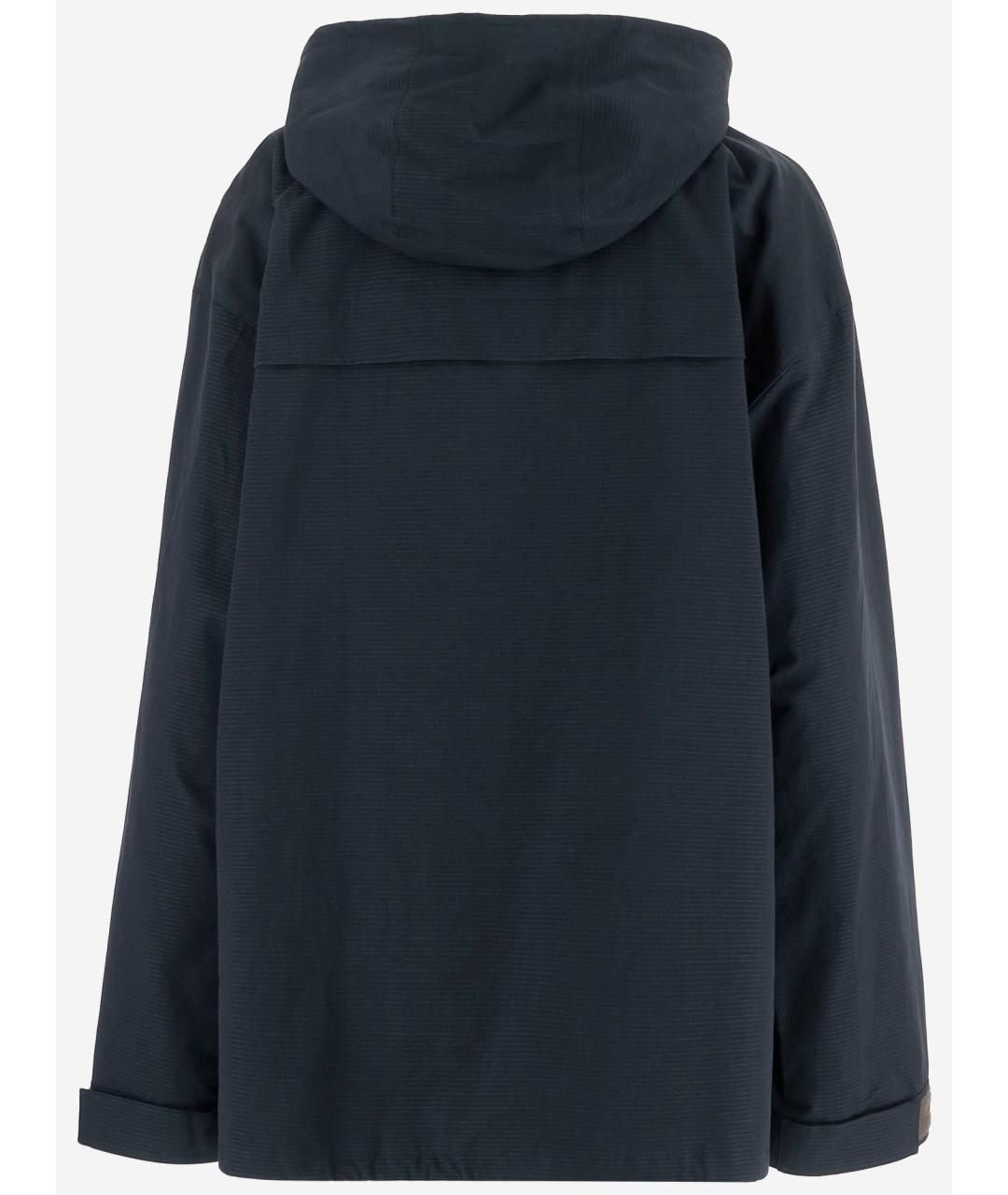 MIU MIU Темно-синяя хлопковая куртка, фото 2